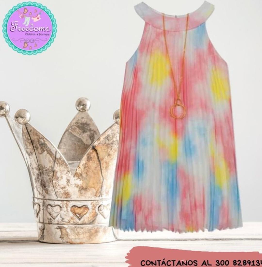 VESTIDO DE NIÑA PLIZADO