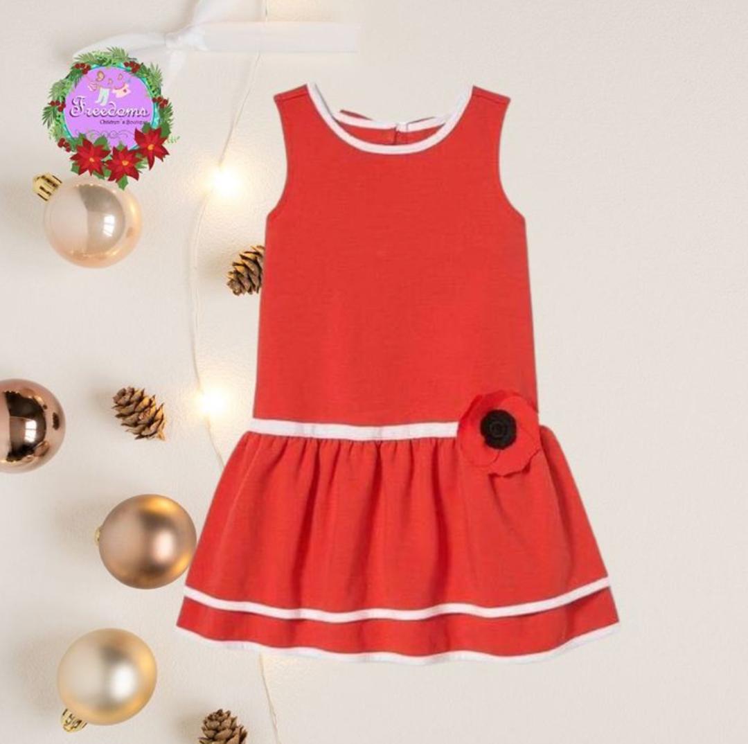 VESTIDO DE NIÑA ROJO