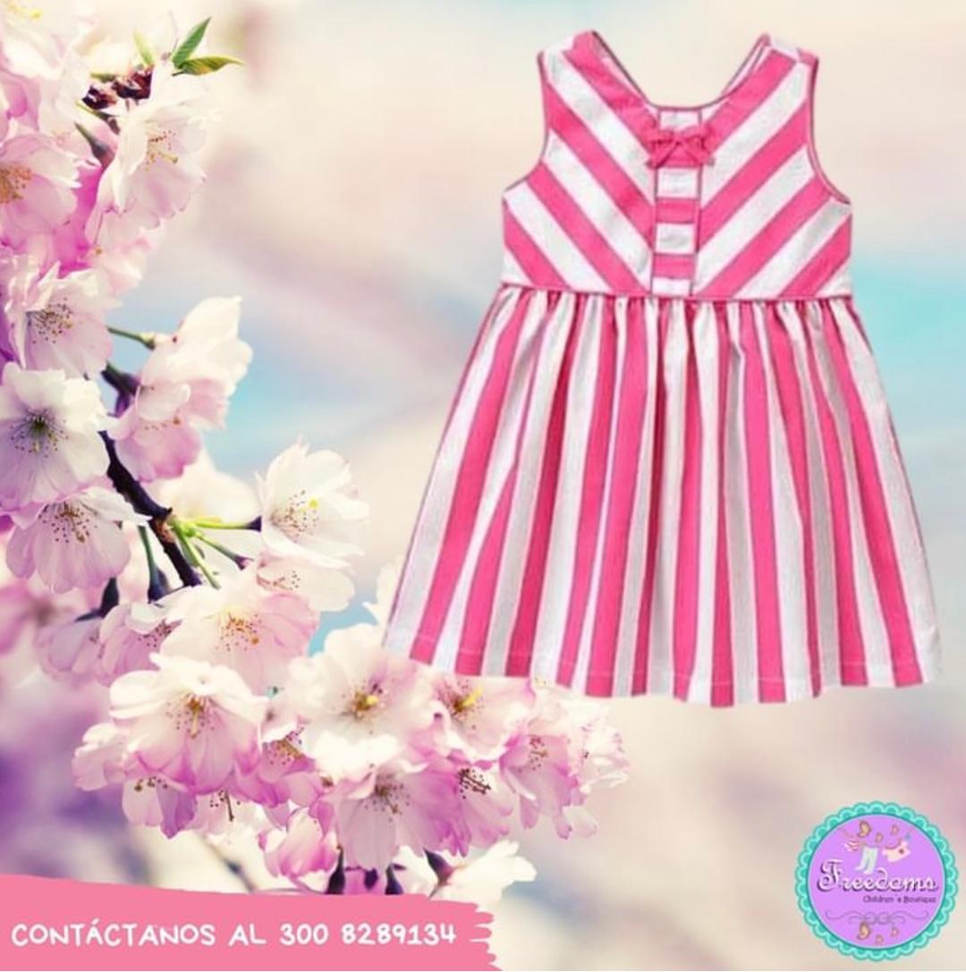VESTIDO DE NIÑA RAYAS