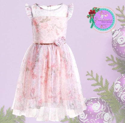 VESTIDO DE NIÑA FLORAL