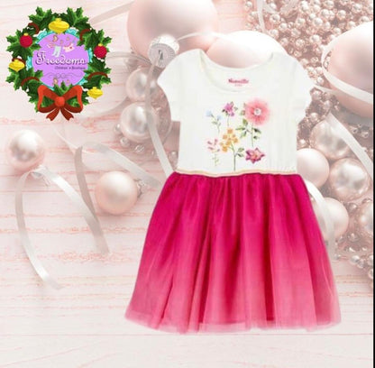 VESTIDO DE NIÑA DE FLORES